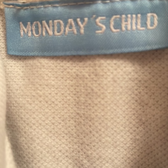 MONDAY’S CHILD POLO 👕 SHIRT - Picture 9 of 9